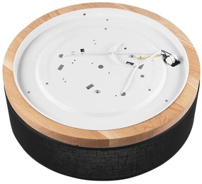 Brilagi - LED Plafoniera BELLADONNA 3xE27/15W/230V nero/quercia