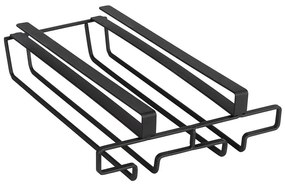 Supporto nero sotto il ripiano in vetro - Wenko