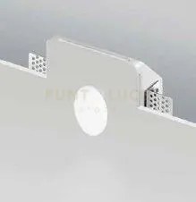 Faretto da incasso valzer bianco 10cm  led 3000k 90lm 1w