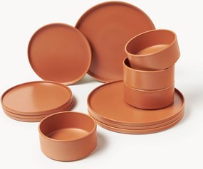 Servizio di piatti fatto a mano Lowri, 4 persone, 12 pz