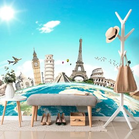 Carta da parati – Viaggio intorno al mondo