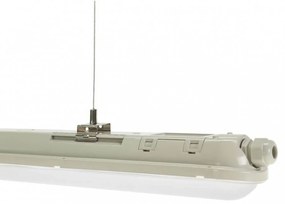 Plafoniera LED 120cm 38W 5.900lm (155lm/W), Certificato PZH Colore  Bianco Naturale 4.000K