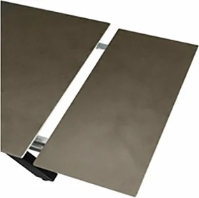 Tavolo Da Pranzo Allungabile 90x140-200 Cm Effetto Pietra Grigio