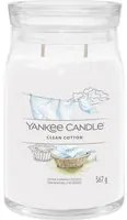 Clean Cotton, candela in giara grande Yankee Candle