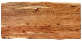 Tavolo da Pranzo 110x50x76 cm Legno Massello di Acacia