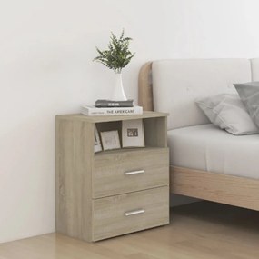 Comodino Rovere Sonoma 50x32x60 Cm /