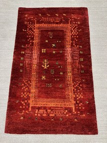 Gabbeh Tappeto persiano 160 x 90 Rosso (Iran) Annodato A Mano