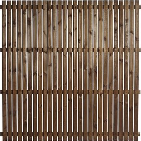 Pannello di recinzione in legno marrone grezzo NATERIAL L 180 x H 180 cm, spessore 35 mm