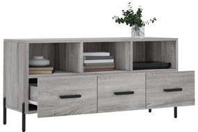 Mobile tv grigio sonoma 102x36x50 cm in legno multistrato