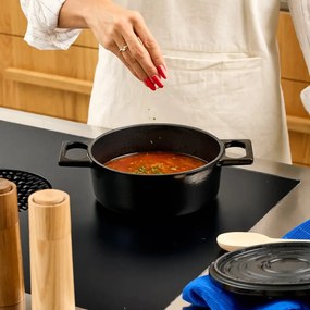 Casseruola in ghisa con coperchio incluso adatta all'induzione 2 l Mattia 3.0 – FABINI