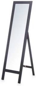 Specchio da terra Nero Legno 40 x 145 x 40 cm