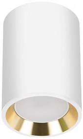 Faretto CHLOE 1xGU10/35W/230V rotondo bianco/oro