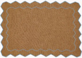 Tovaglietta americana con bordo ricamato Alba