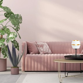 Lampada Da Tavolo Contemporanea 1 Luce Bellerofonte In Metallo Bianco E Oro