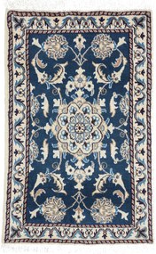 Nain Tappeto 60 x 90 Blu (Iran) Annodato A Mano