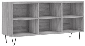 Mobile TV Grigio Sonoma 103,5x30x50 cm in Legno Multistrato