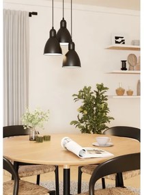 Eglo 49465 - Lampadario PRIDDY 3xE27/60W/230V