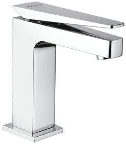 Rubinetto per lavabo a canna media getto laminare cristallino Lama cromato lucido JACUZZI RUBINETTERIA