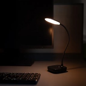 Zuma Line 1961-BK-LED Ricaricabile lampada da tavolo LED/7W/1200mAh 3000/4500/6000K nero