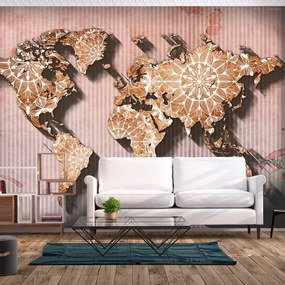 Fotomurale adesivo  Oriental Map  Larghezza x Altezza Home decor 245x175