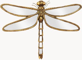 Decorazione da parete a specchio Dragonfly, larg. 35 cm