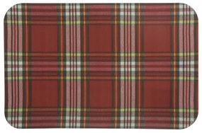 Tovaglietta tartan rosso 29,5x45 cm in plastica