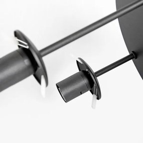 Lampadario a plafone MOONLIGHT 3xE27/15W/230V nero