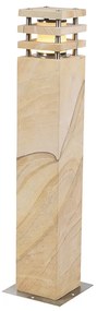 Lampada da terra moderna per esterni in pietra arenaria 70 cm - Grumpy
