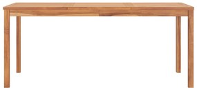 Tavolo da Pranzo da Giardino 180x90x77 cm in Massello di Teak