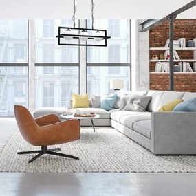 Lampadario a catena DIEGO 3xE14/40W/230V nero