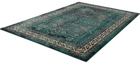 Tappeto in lana color petrolio 160x240 cm Mia - Agnella