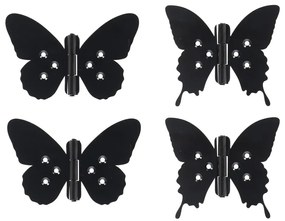 Cerniere per porte in metallo 4 pezzi Butterfly - Esschert Design