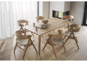 Set di 2 sedie da pranzo in colore naturale Waterton - Rowico