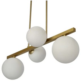 Lampadario a sospensione con supporto rigido KAMA 4xG9/28W/230V