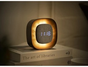 Sveglia digitale Lumos Walnut – Gingko