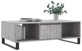 Tavolino da Salotto Grigio Sonoma 104x60x35cm Legno Multistrato