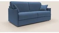 Divano Letto 3 Posti 189x96x96 cm in Tessuto Blu