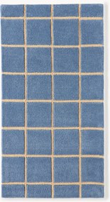 Tappeto in lana a pelo alto e basso tuftato a mano Kallie