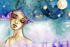 Stampa su tela – Fata lunare