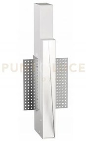 Gfa1580- fareto segnapassi ad incasso colore bianco a led 3000k 38...