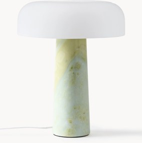 Lampada da tavolo con base in marmo Carla