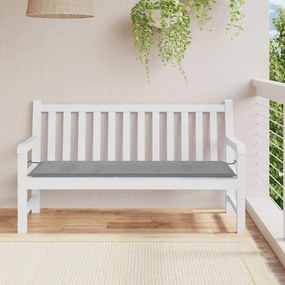 Cuscino Per Panca Grigio 150x50x3 Cm İn Tessuto Oxford /