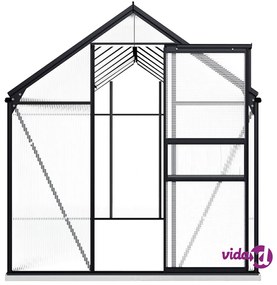 vidaXL Serra con Telaio Base Antracite 9,31 m² in Alluminio