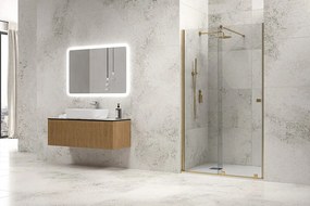 Porta doccia color oro senza telaio 160 cm | KNM4000G - KAMALU
