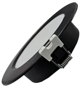 Lampada LED da incasso CIRCLE LED/6W/230V 4000K diametro 12 cm nero