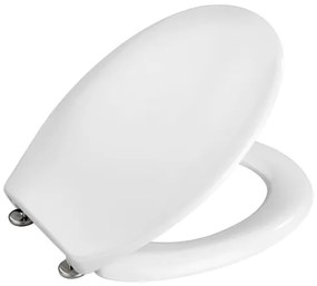 WENKO 19539100-WC sedile VIGONE 37,5x45 cm bianco/argento