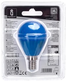 Lampadina LED G45 E14/4W/230V blu - Aigostar