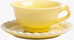 Set tazza e piattino fatti a mano Whip 2 pz