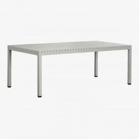 Tavolo da giardino rettangolare in alluminio (210x100 cm) Marti Verde - Sklum