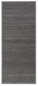 Tappeto in bambù grigio-verde 75x175 cm - Casa Selección